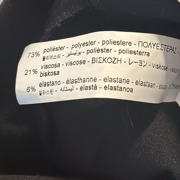 NWT Women’s Zara Black Pleated Front Wide Leg Slacks Size Small - Picture 8 of 8